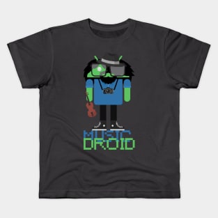 Android Music Man Kids T-Shirt